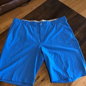 Adidas flat front golf shorts 38 GUC